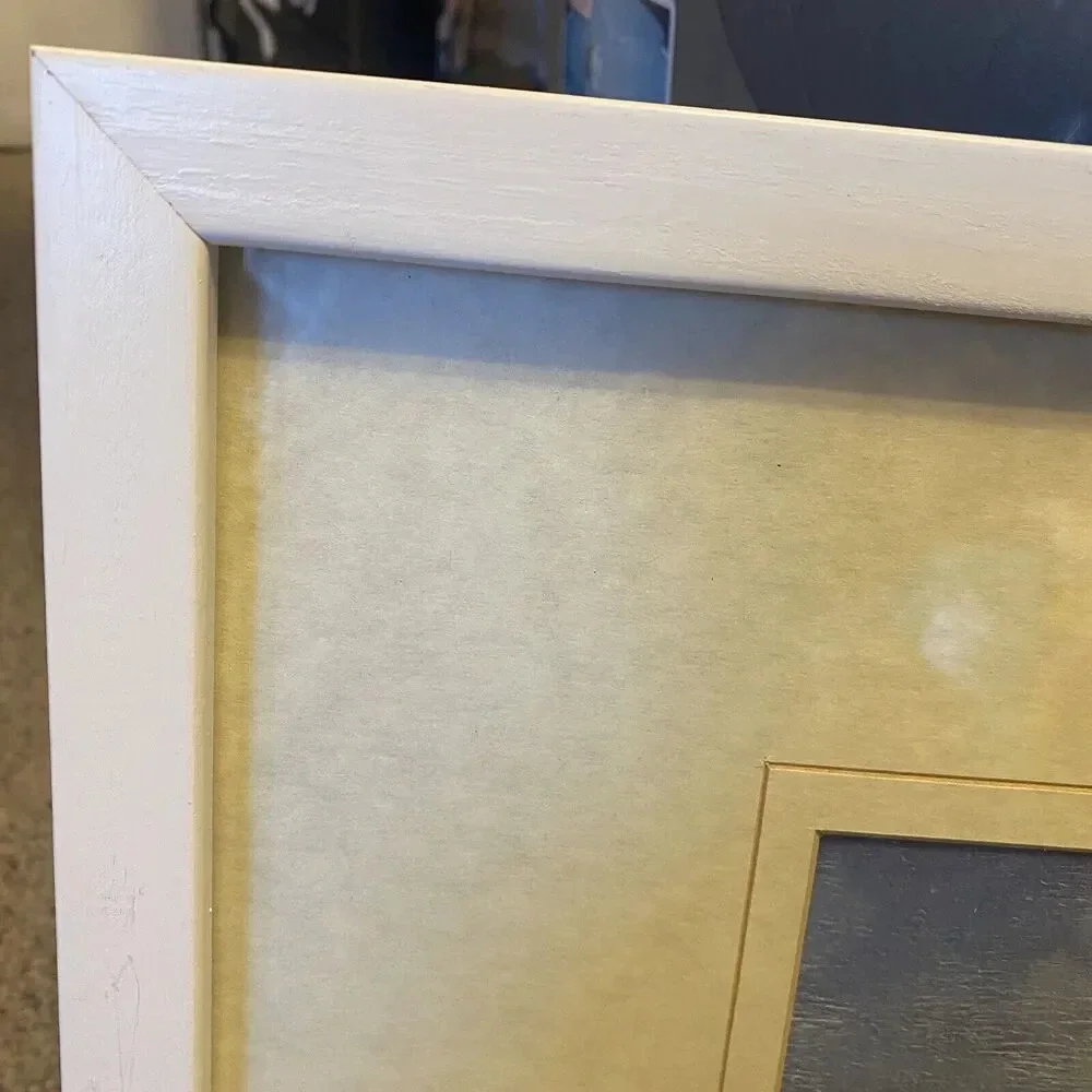 M. Wiscombe Sandcastle Beach & Flags Framed Art Prints 16”x12” Wall Decor Home - Picture 6 of 7